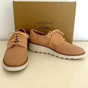 Rose Gold lace up loafers